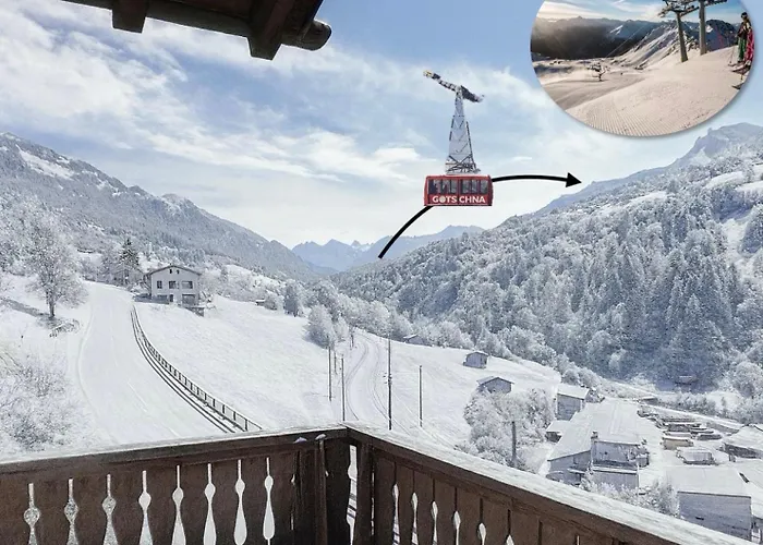 With Balcony & Mountain View Daire Küblis